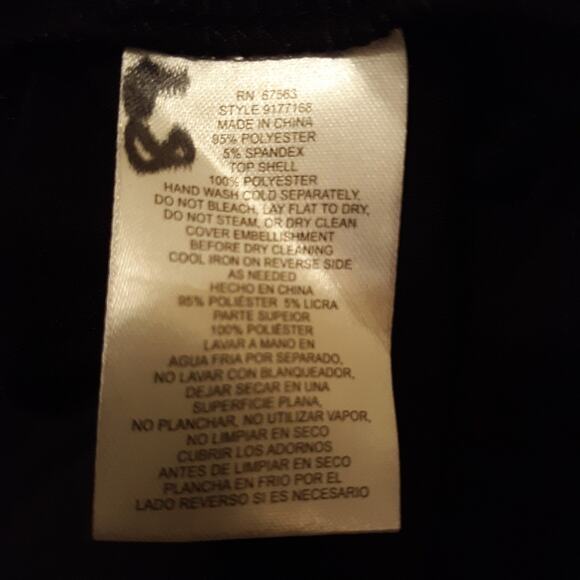 SLNY Women's Cocktail Dress Size 4 Black Chiffon Mother Of Bride Wedding Party - Picture 12 of 13